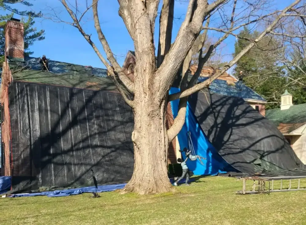 Cover In Shingles Installation Process