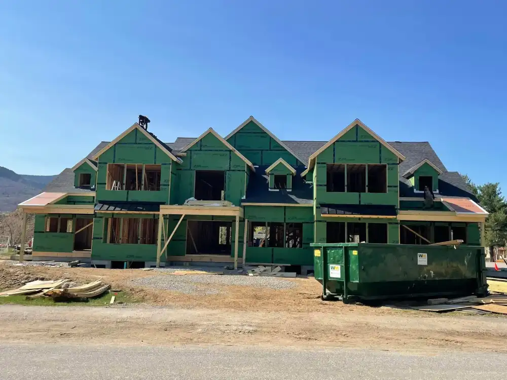 New Construction Shingles In Process