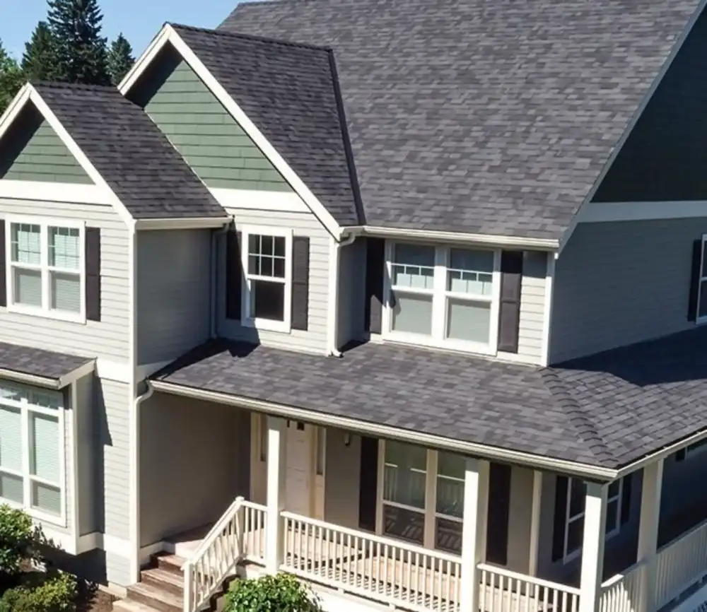 Shingles Top View Residential Homes